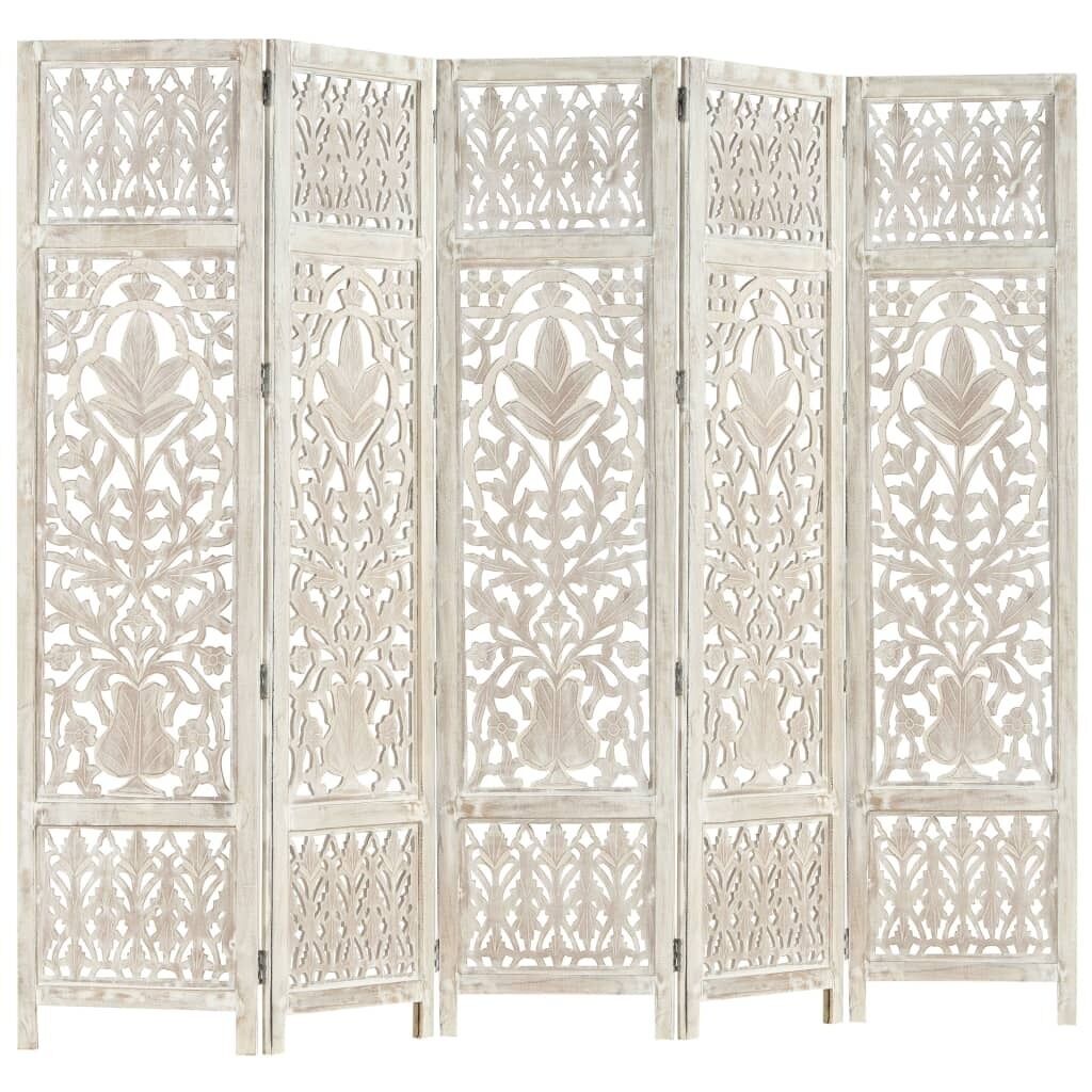 Whittier Hand carved Room Divider 200x165 cm Solid Mango Wood Price
