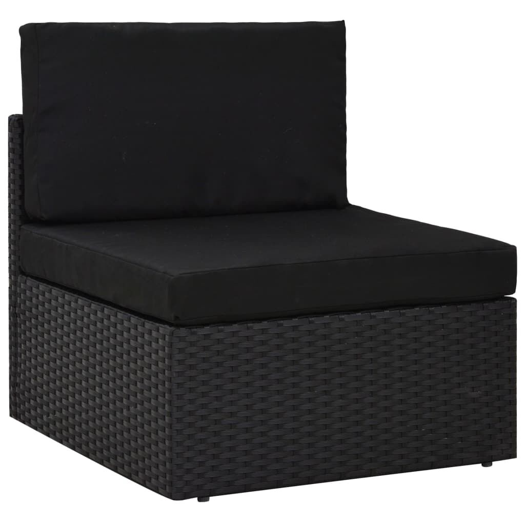 5 Piece Garden Lounge Set Poly Rattan Price