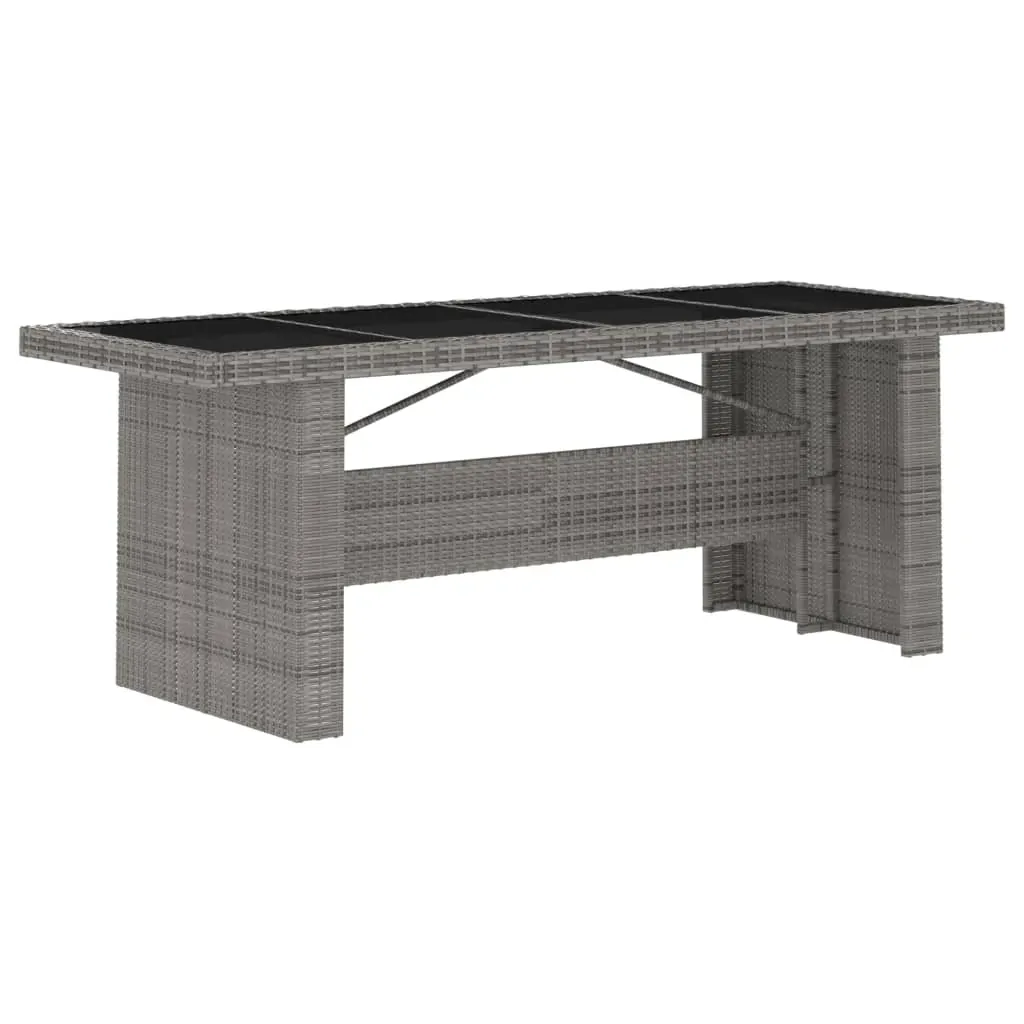 Outdoor Dining Set with Cushions Poly Rattan Price
