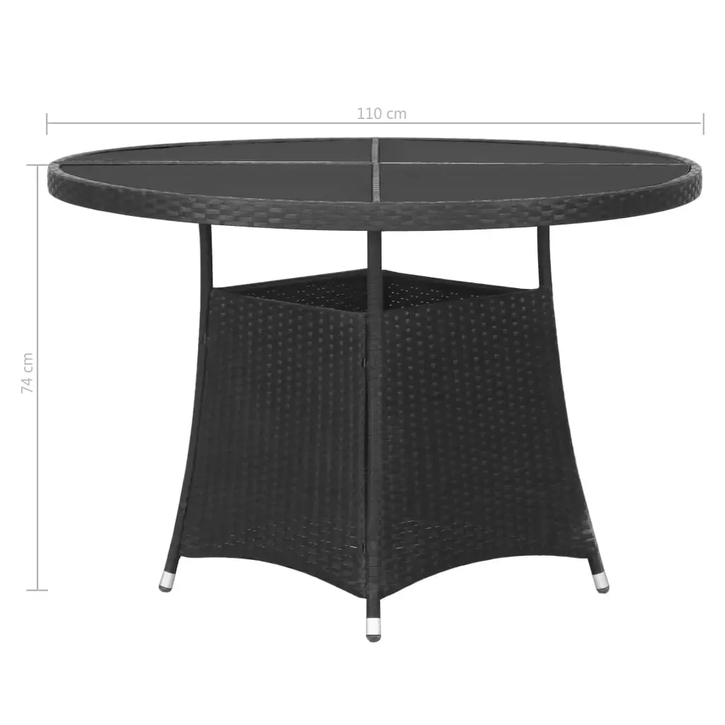 Garden Dining Set Poly Rattan Price