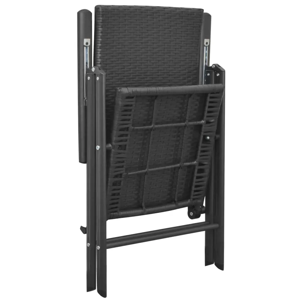 Garden Dining Set Black Price