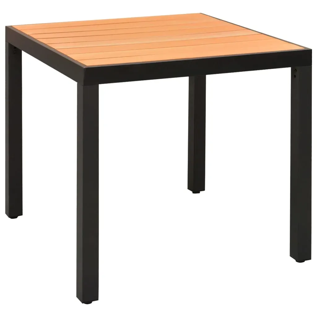 Garden Dining Set Black and Brown Price