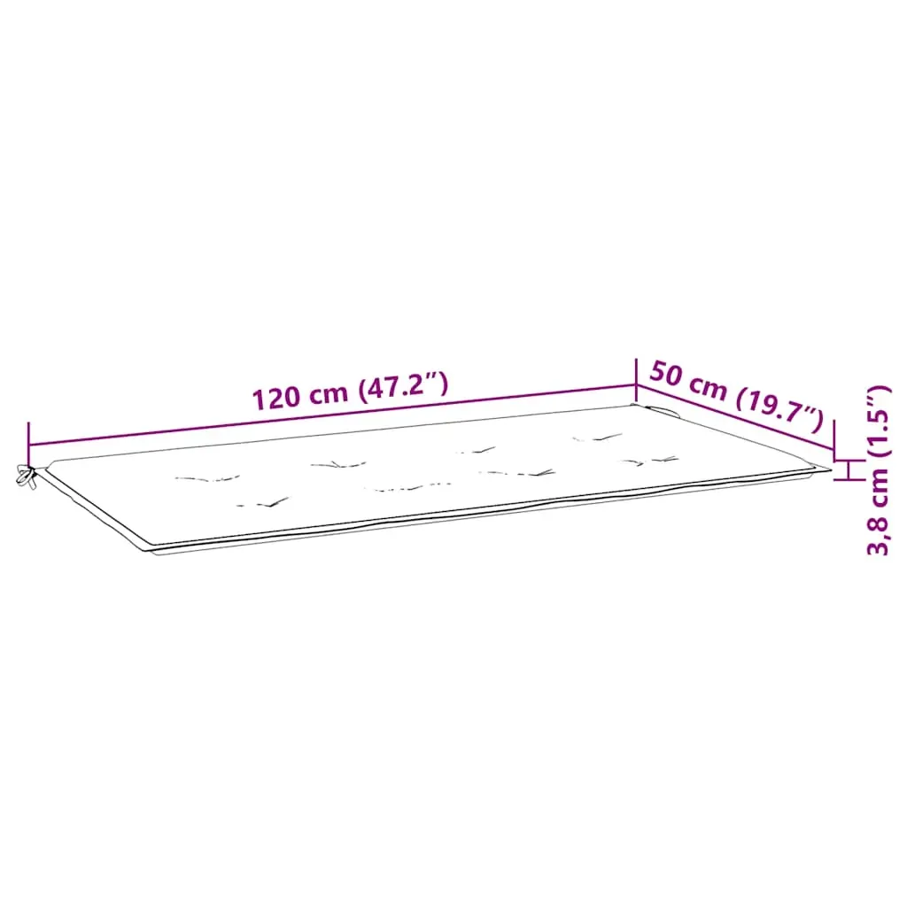 Stacking Garden Bench with Cushion Price