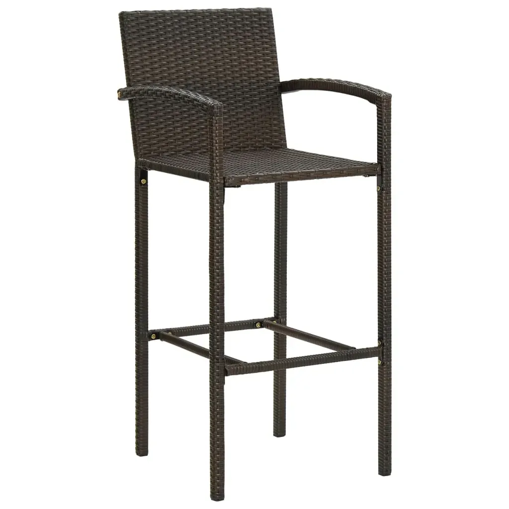 Garden Bar Set Poly Rattan Price