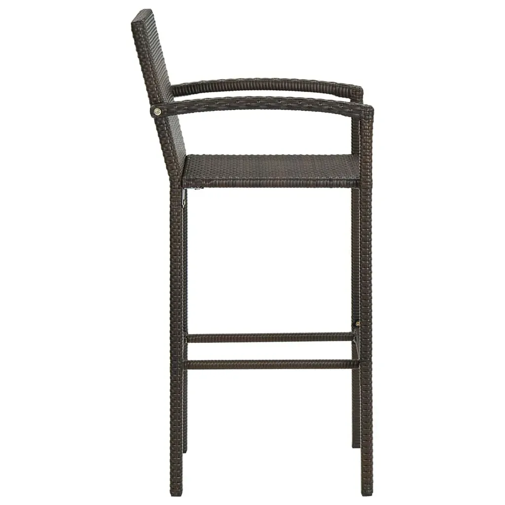 Garden Bar Set Poly Rattan Price