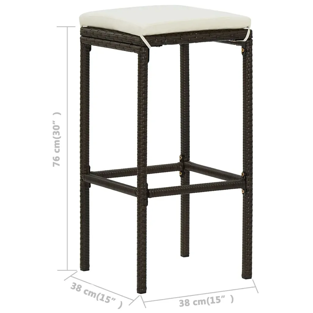 Garden Bar Set with Cushions Price