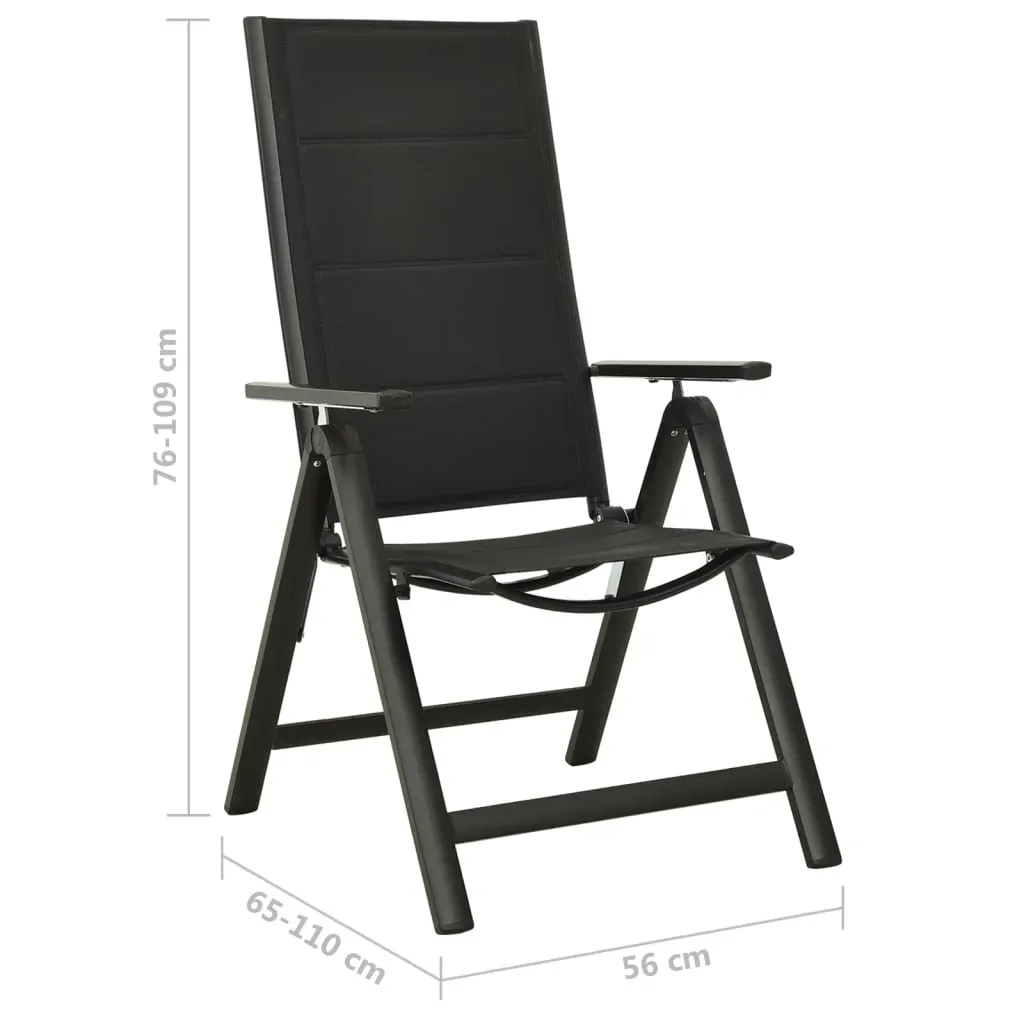 Bistro Set Black and Anthracite Price