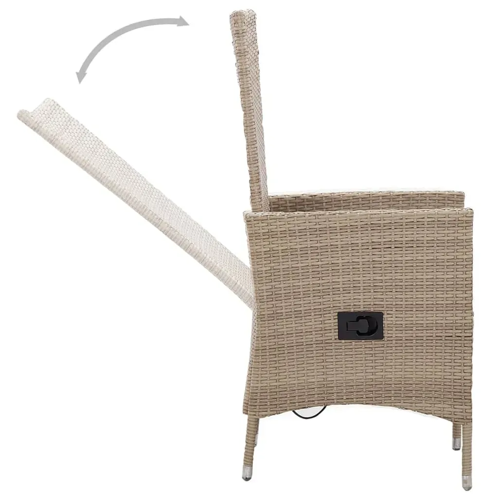 Garden Dining Set Beige Price