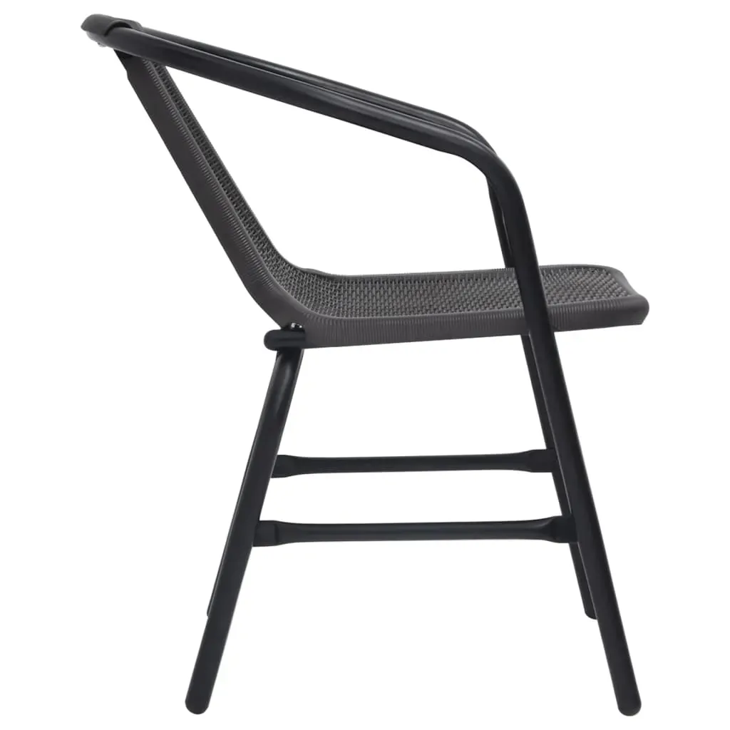 Garden Dining Set Black Price