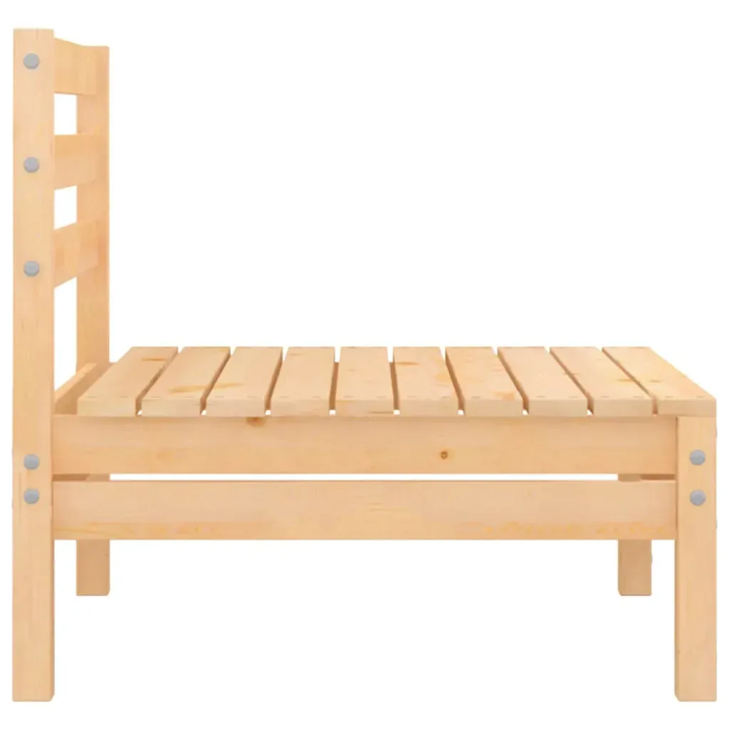 4 Piece Garden Lounge Set Solid Pinewood Price