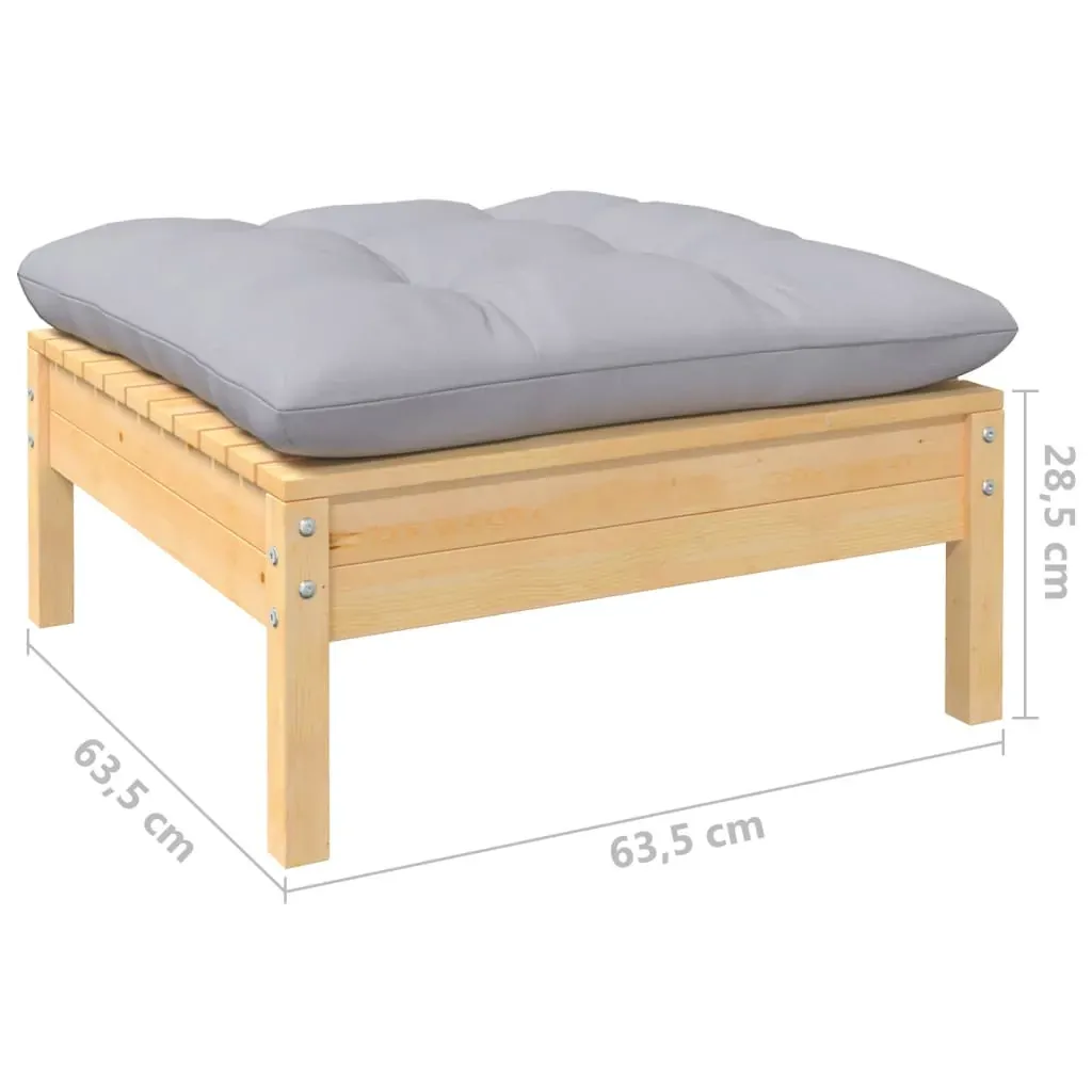13 Piece Garden Lounge Set with Cushions Pinewood Price