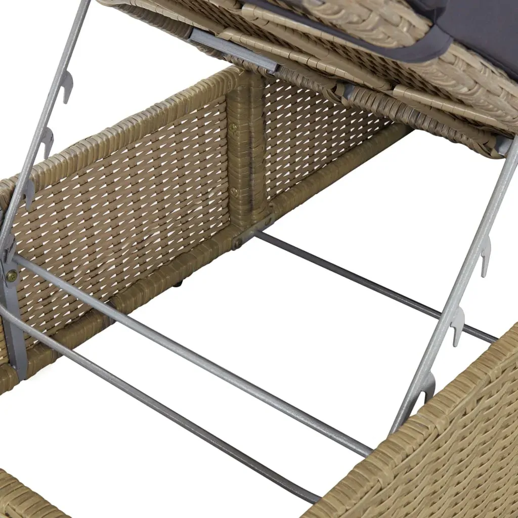 Sunlounger Poly Rattan and Price