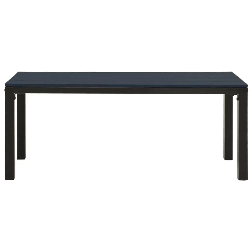 3 Piece Garden Dining Set Steel and WPC Price
