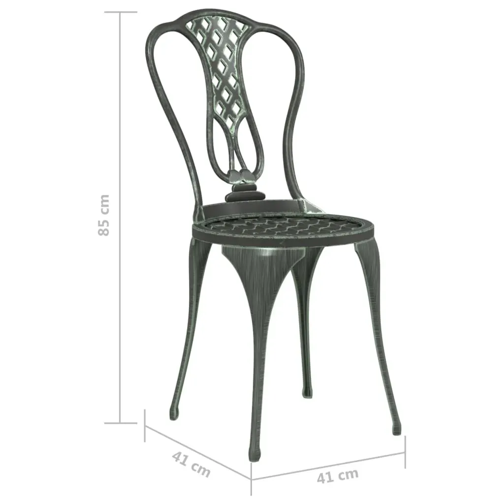 3 Piece Bistro Set Cast Aluminium Price