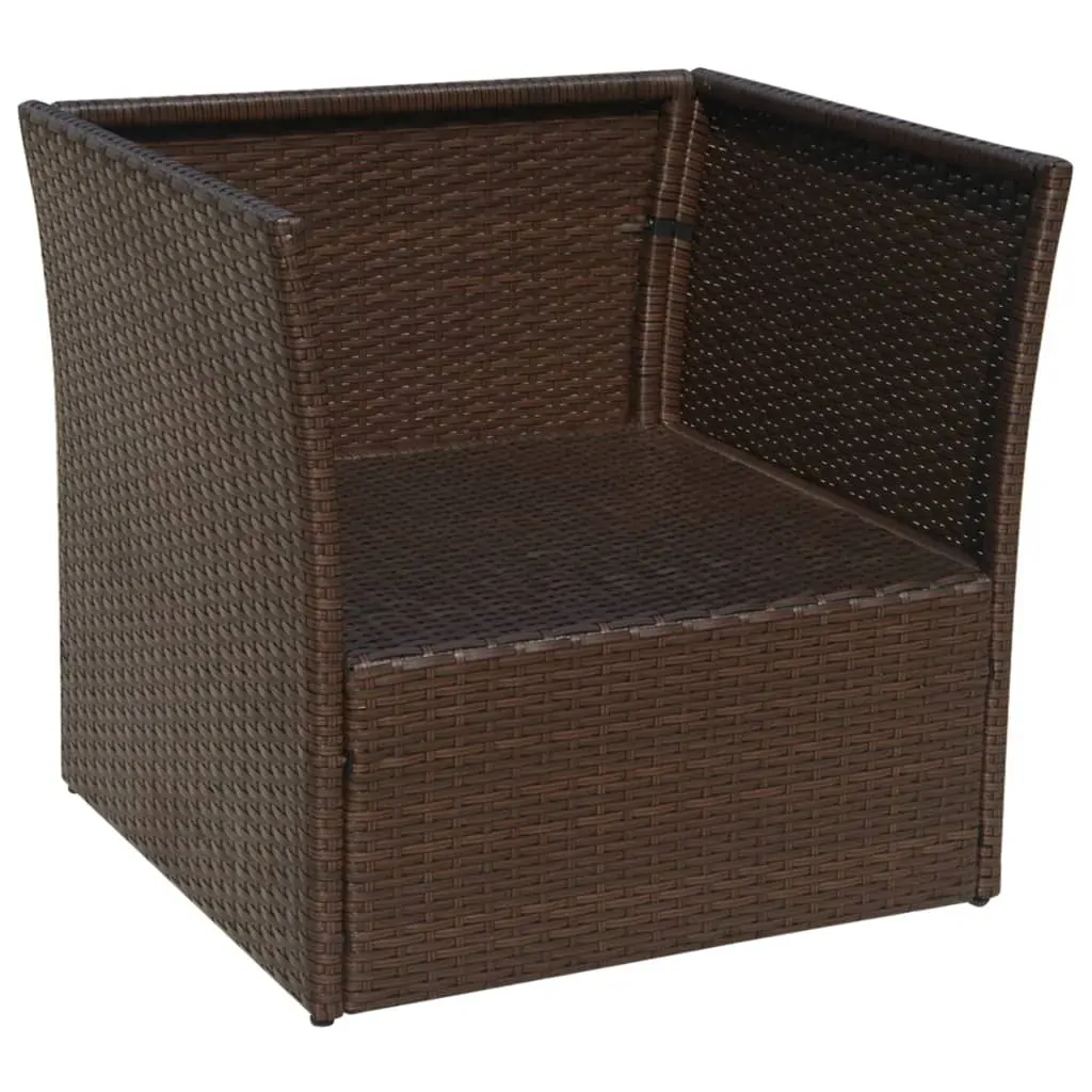Garden Chair with Stool Poly Rattan Price