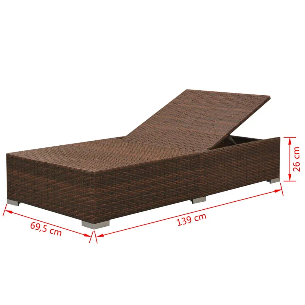 3 Piece Garden Lounge Set with Cushions Poly Rattan Price