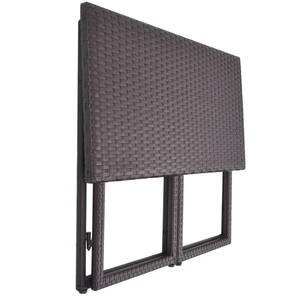 5 Piece Outdoor Dining Set Steel Poly Rattan Price