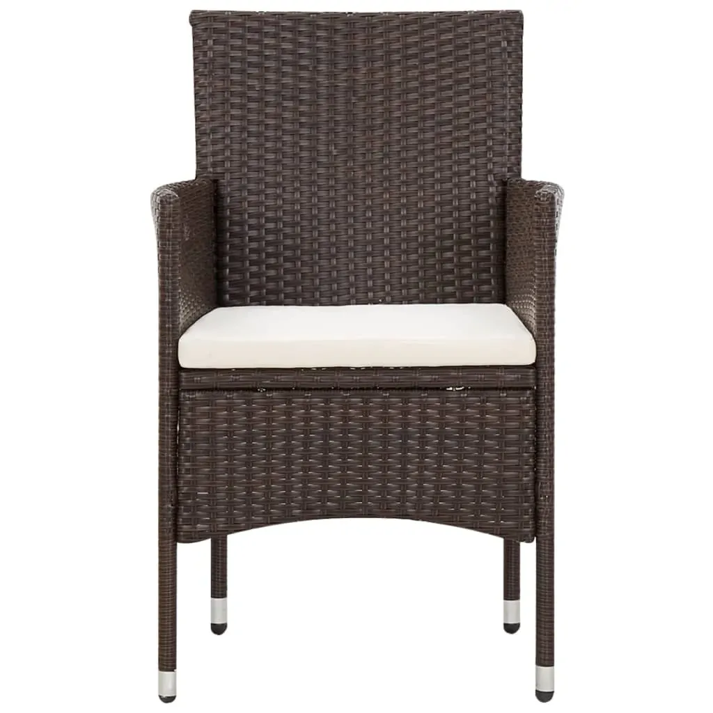 4 Piece Garden Lounge Set With Cushions Poly Rattan Price