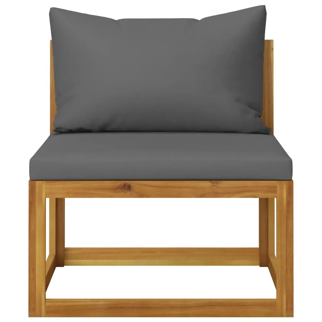 Garden Lounge Set with Cushions Solid Acacia Wood Price