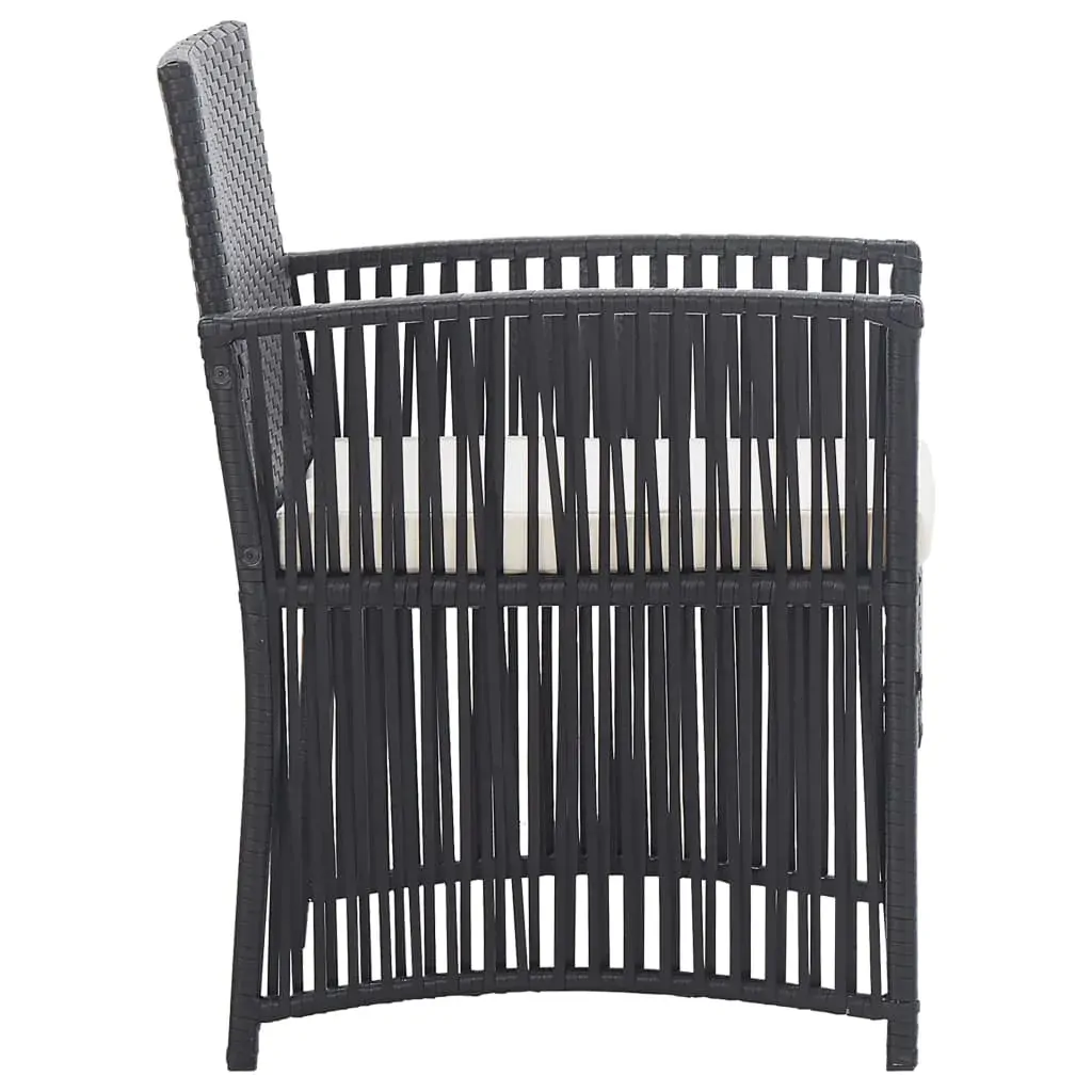 4 Piece Garden Lounge Set with Cushion Poly Rattan Price
