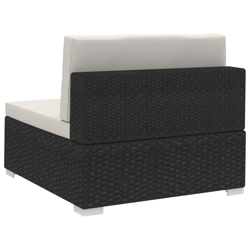 Garden Sofa Set with Cushions Poly Rattan Price