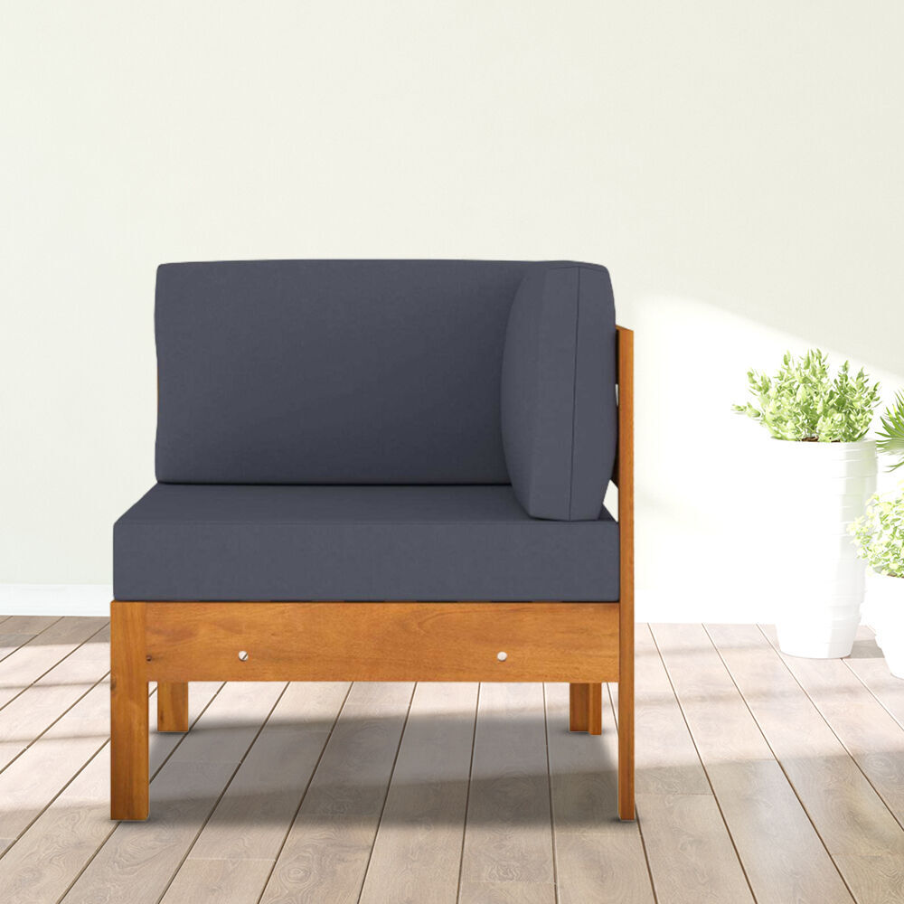 Garden Sofa Bench with Cushions Solid Acacia Wood Price