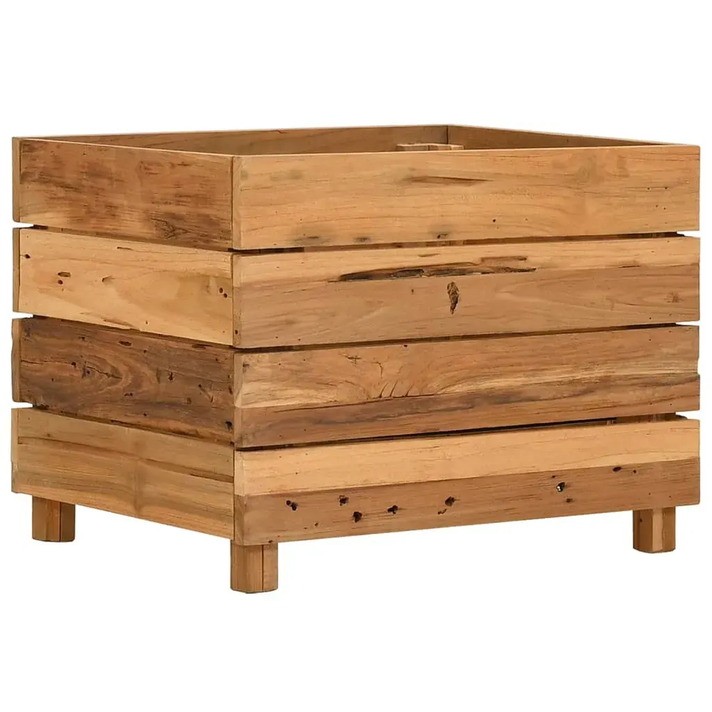 Raised Bed Recycled Teak and Steel Price