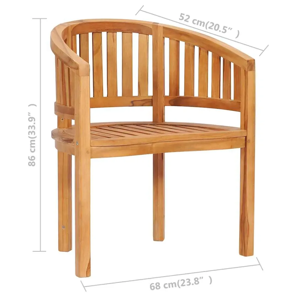 Banana Chair Solid Teak Wood Price