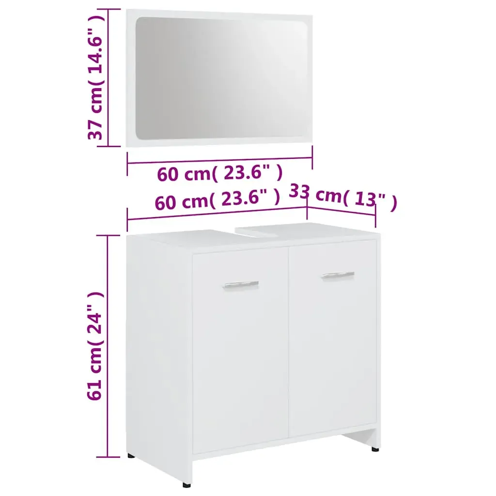 Bathroom Furniture Set Engineered Wood Price