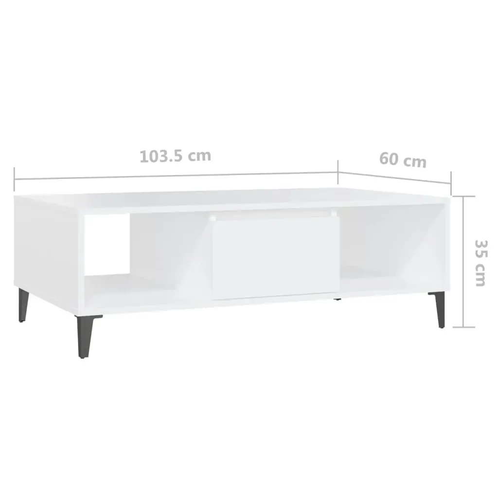 Coffee Table 103.5x60x35 cm Engineered Wood Price