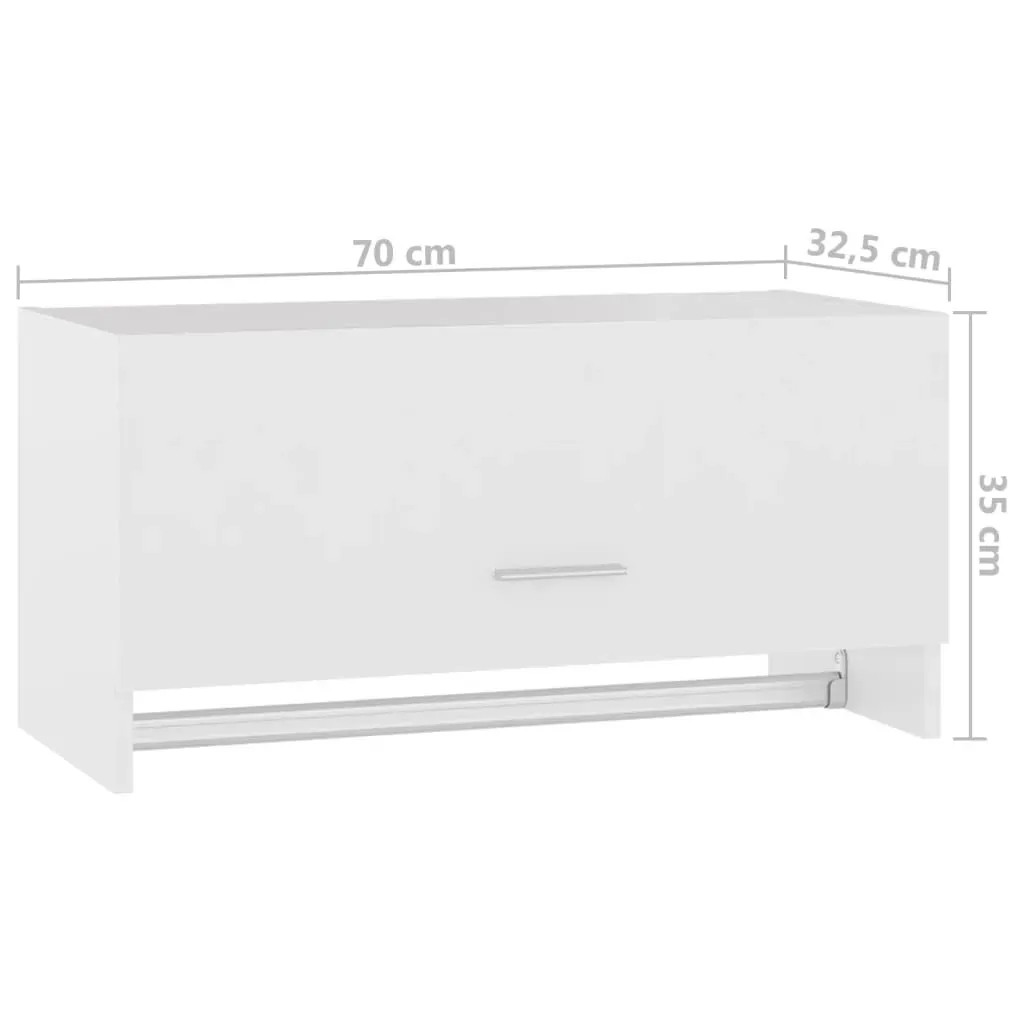 Wardrobe 70x32.5x35 cm Engineered Wood Price