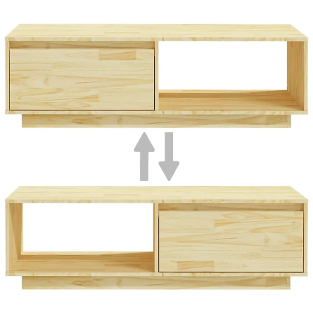Coffee Table 110x50x33.5 cm Solid Pinewood Price