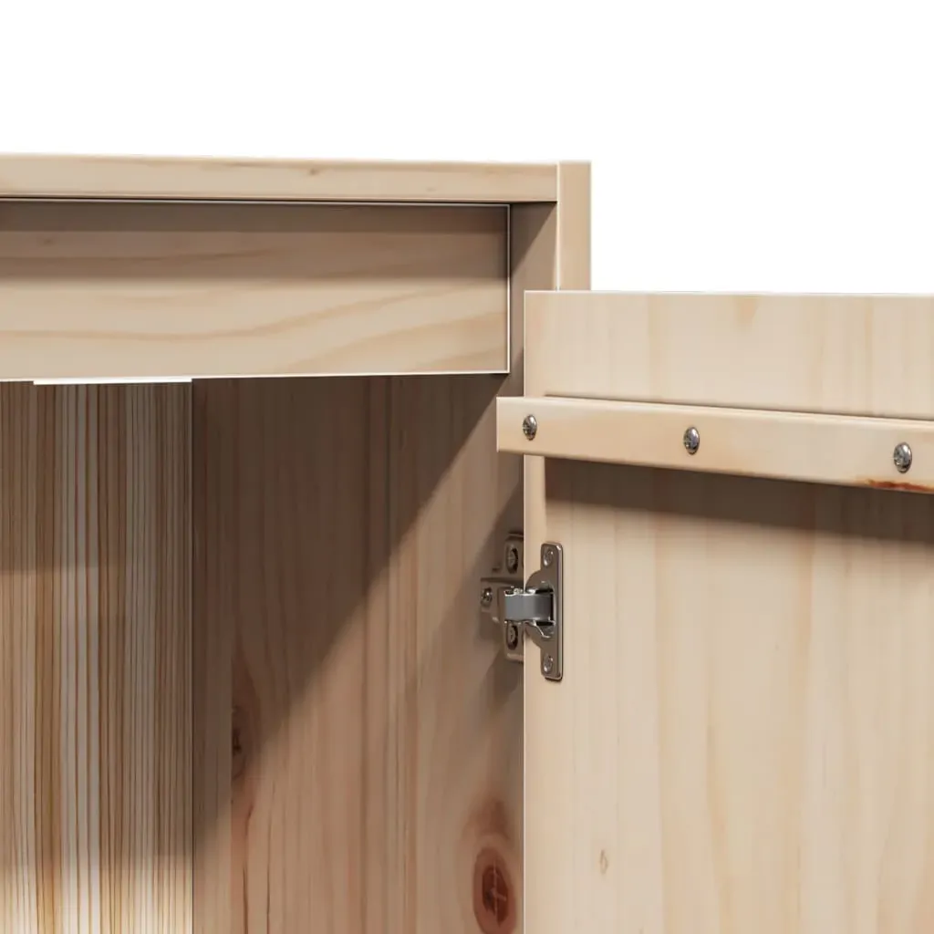 Wall Cabinet 30x30x100 cm Solid Wood Pine Price