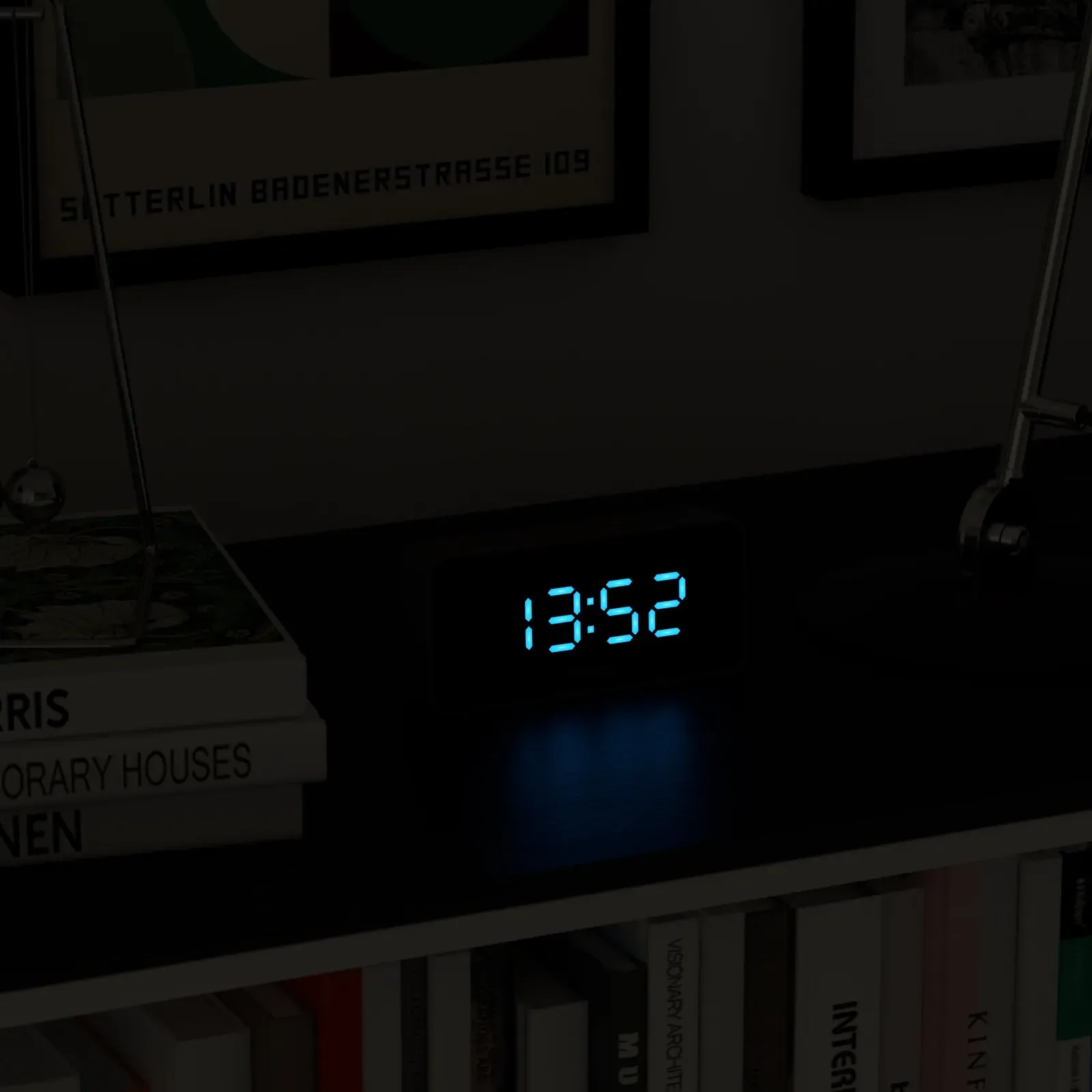 Newgate Space Hotel Hypertron Alarm Clock Black Case - Black Lens Price