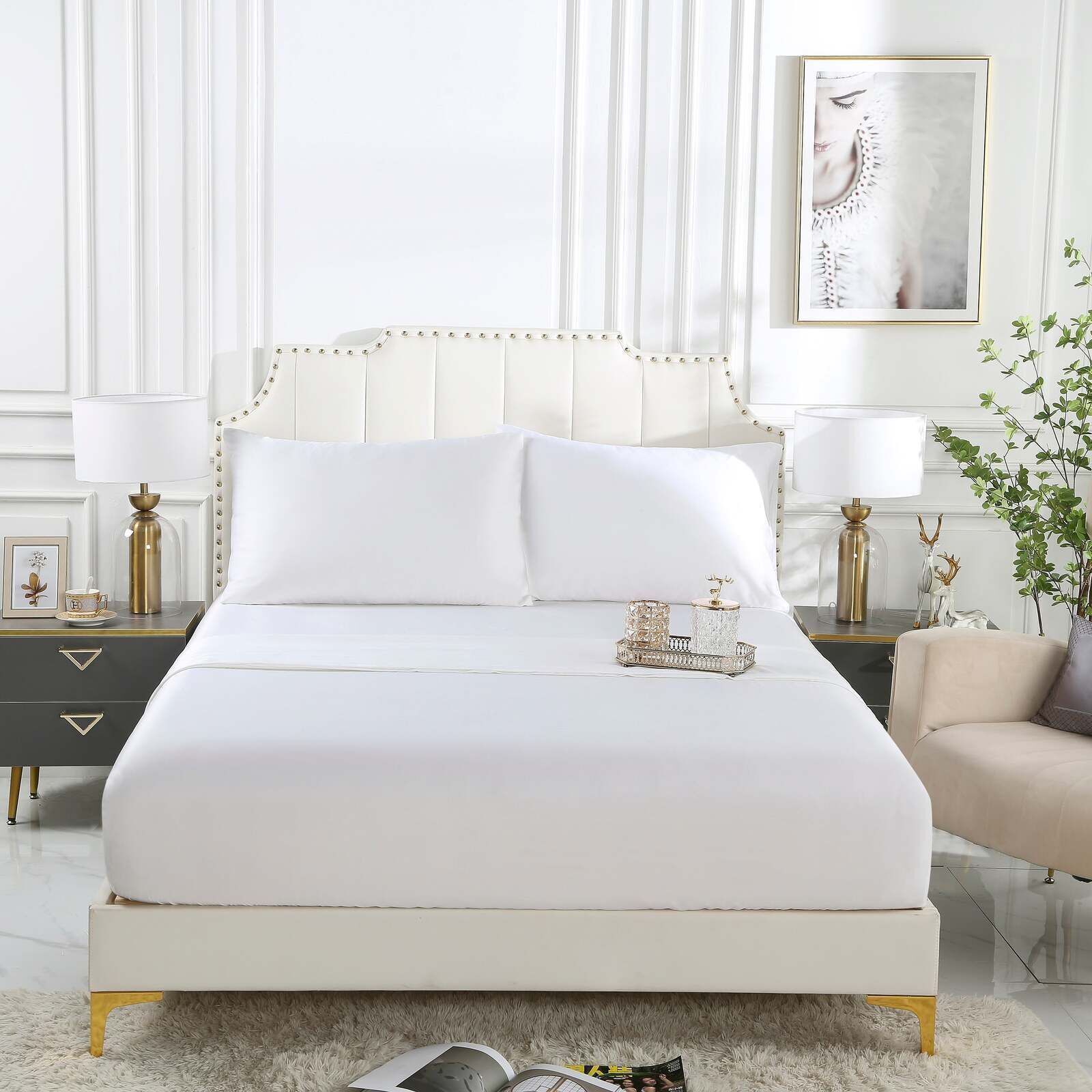 100% Organic Bamboo Bedsheet Set Price