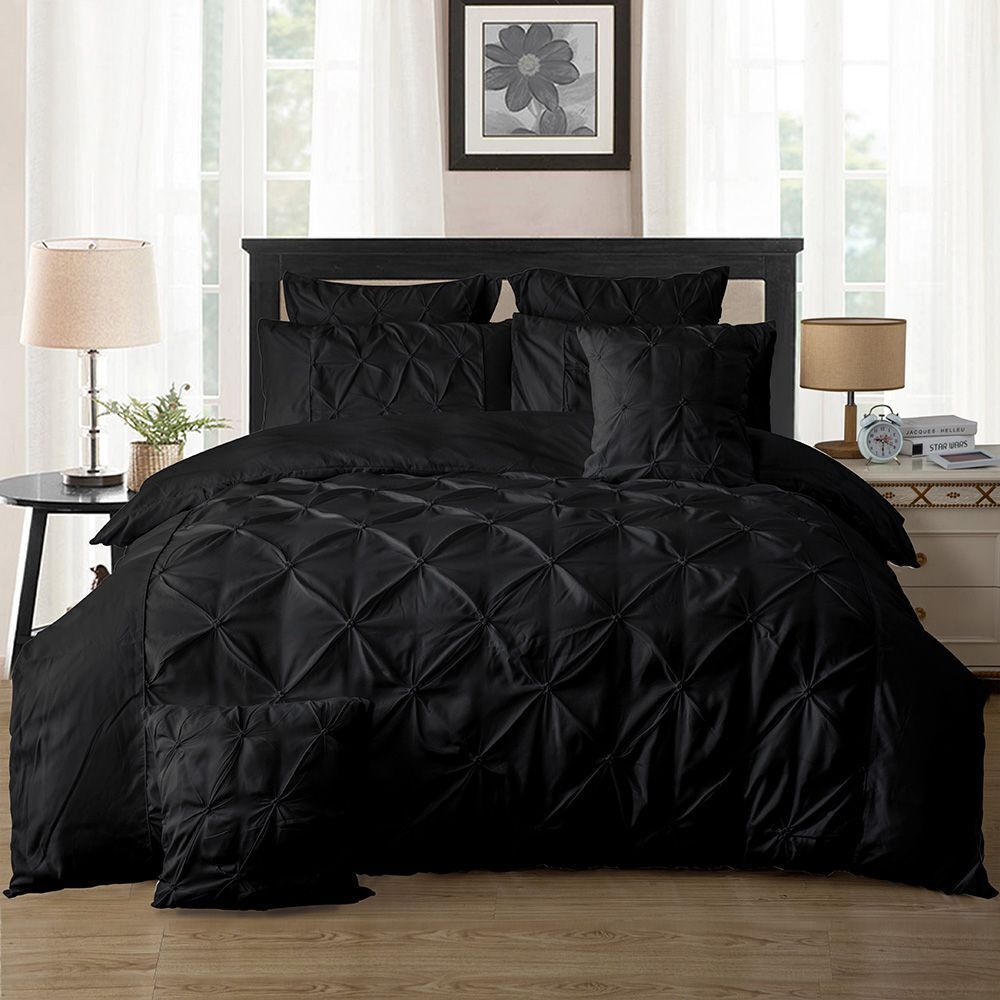 Diamond Pintuck Quilt/Doona/Duvet Cover Set Price