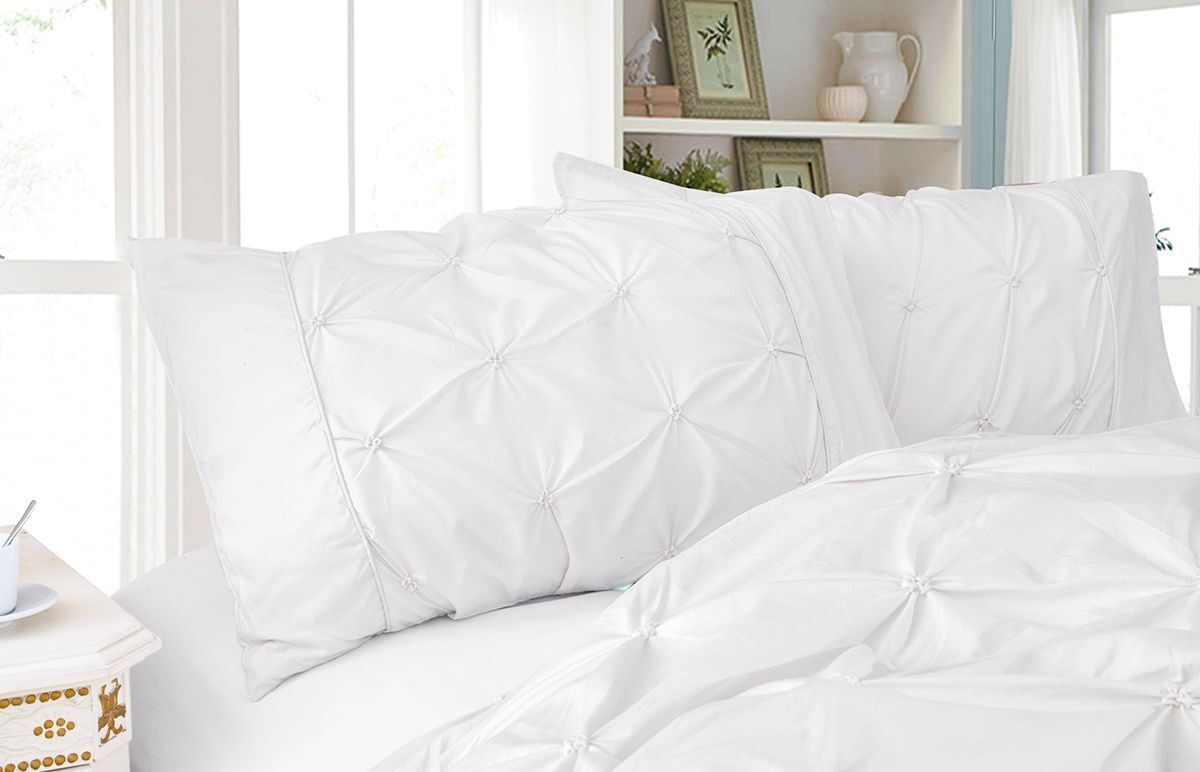 Diamond Pintuck Premium Ultra Soft Pillowcases 2-Pack Price