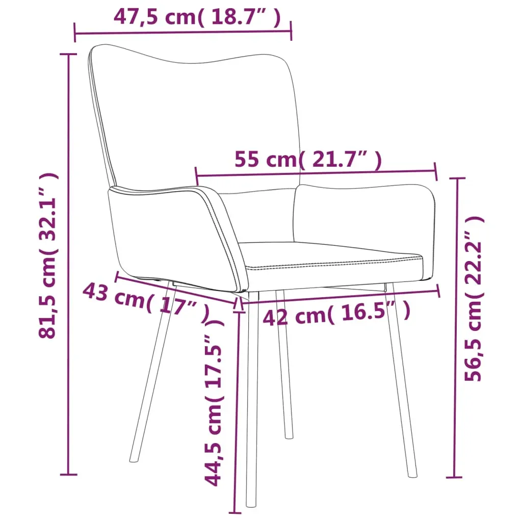 Dining Chairs 2 pcs Velvet Price