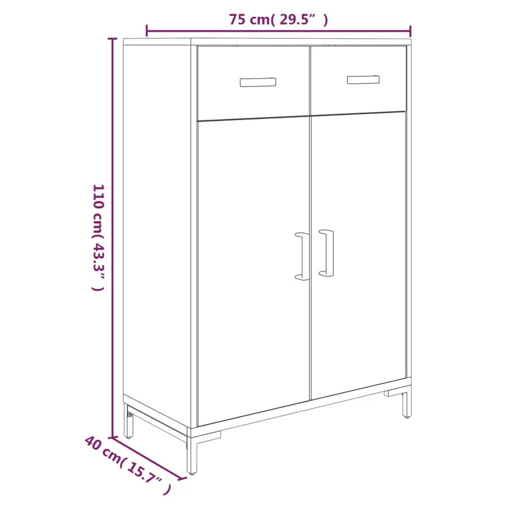 Shoe Rack 75x40x110 cm Solid Recycled Pinewood Price