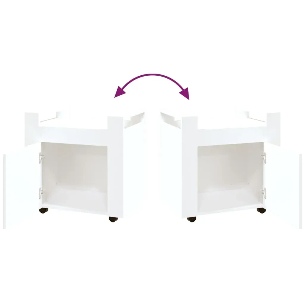 Desk Trolley 60x45x60 cm Engineered Wood Price