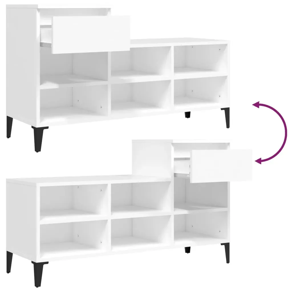 Shoe Cabinet 102x36x60 cm Engineered Wood Price
