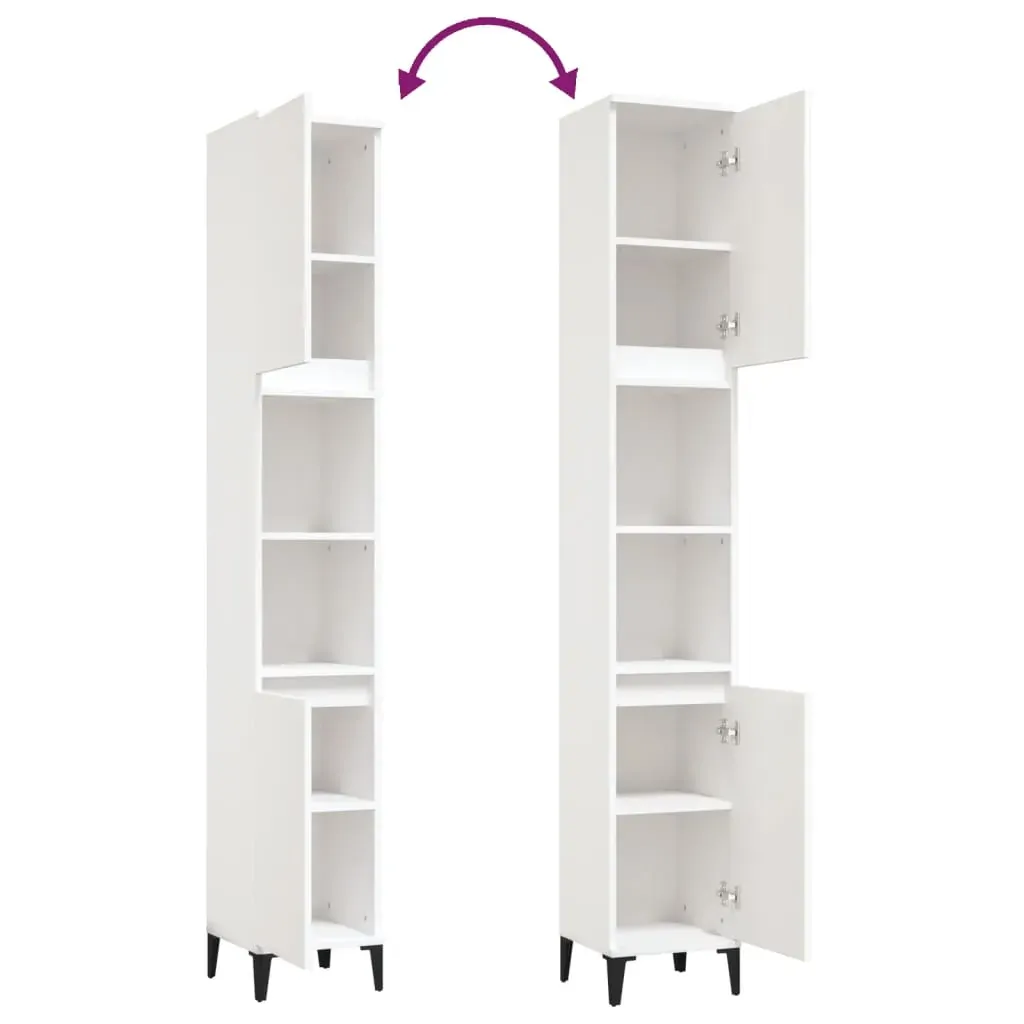Bathroom Cabinet 30x30x190 cm Engineered Wood Price