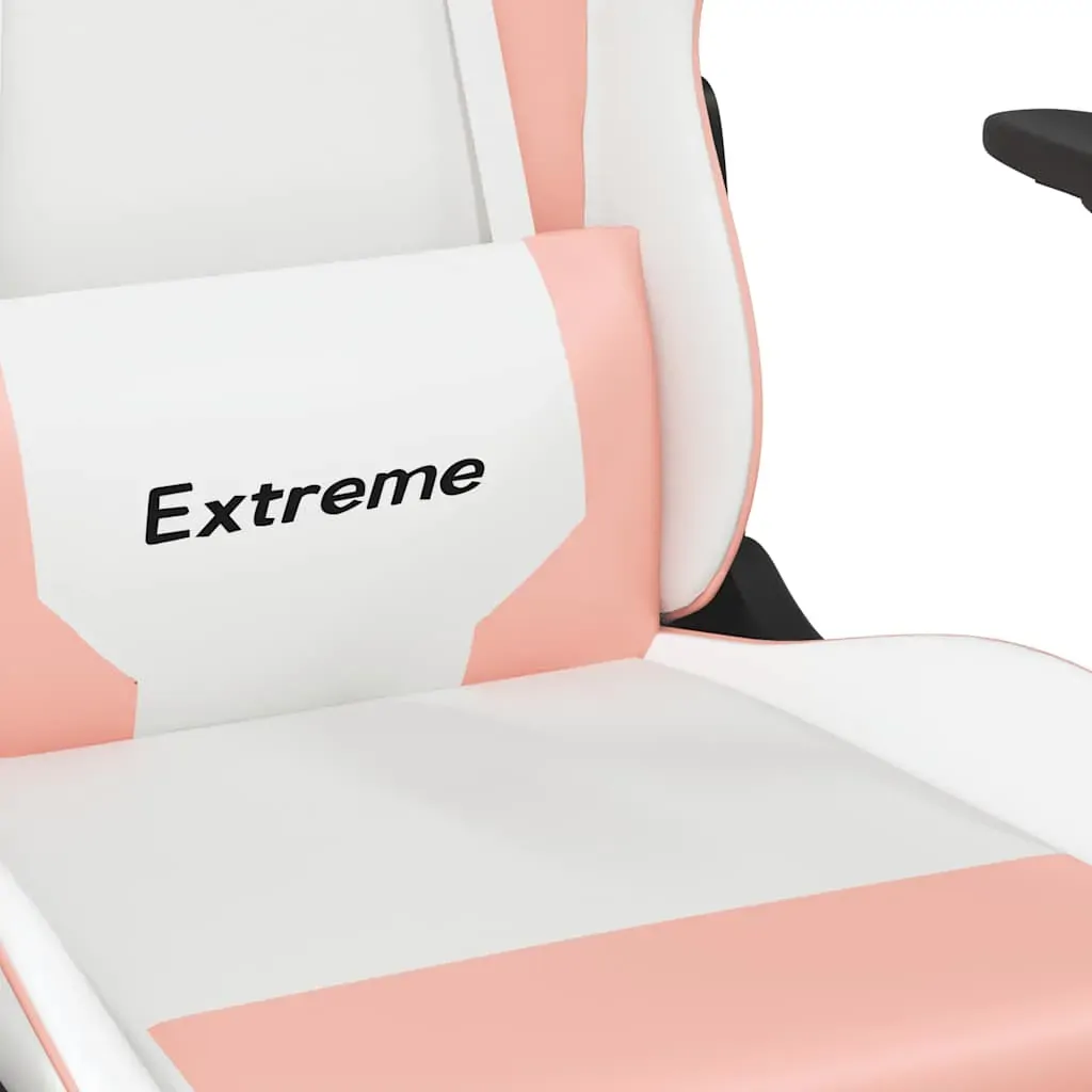 Massage Gaming Chair with Footrest Faux Leather Price