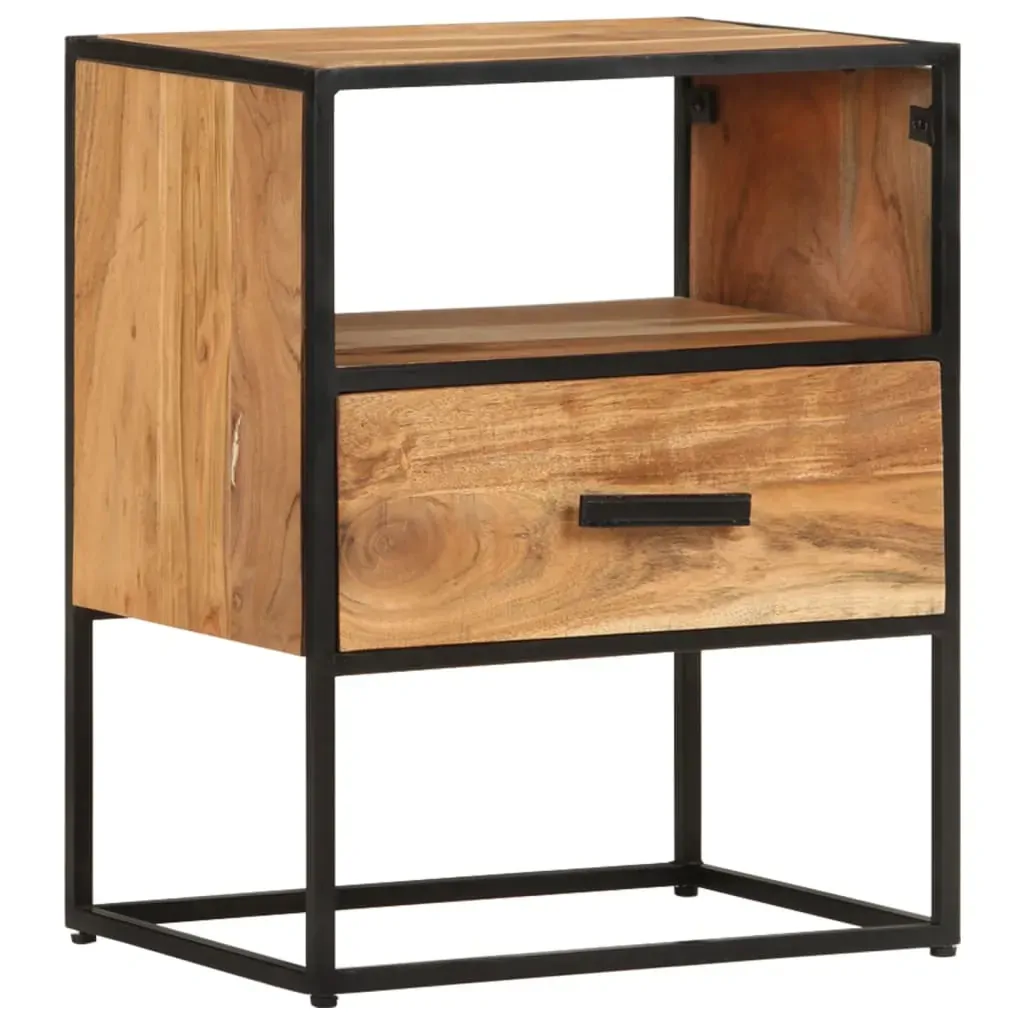 Bed Cabinet 40x30x50 cm Solid Acacia Wood Price