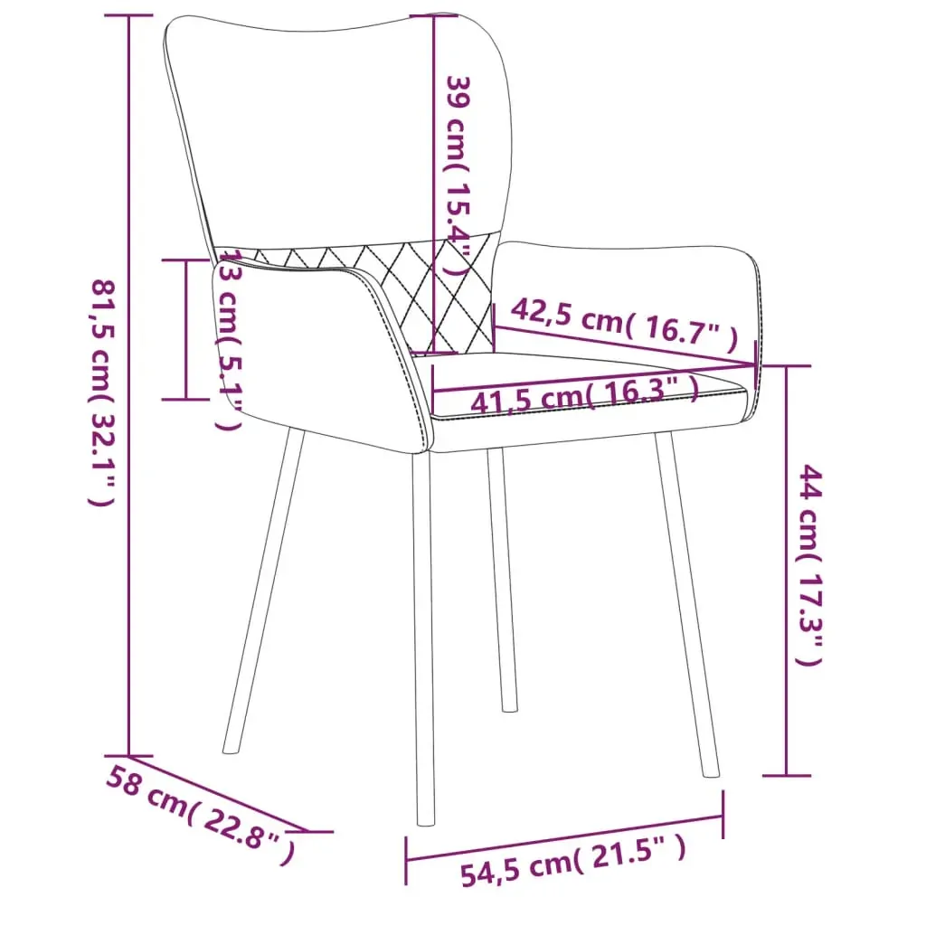 Dining Chairs 2 pcs Fabric and Faux Leather Price
