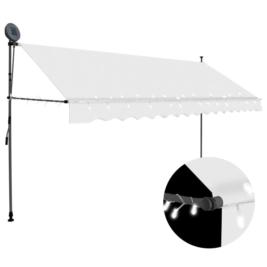 Manual Retractable Awning with LED Price
