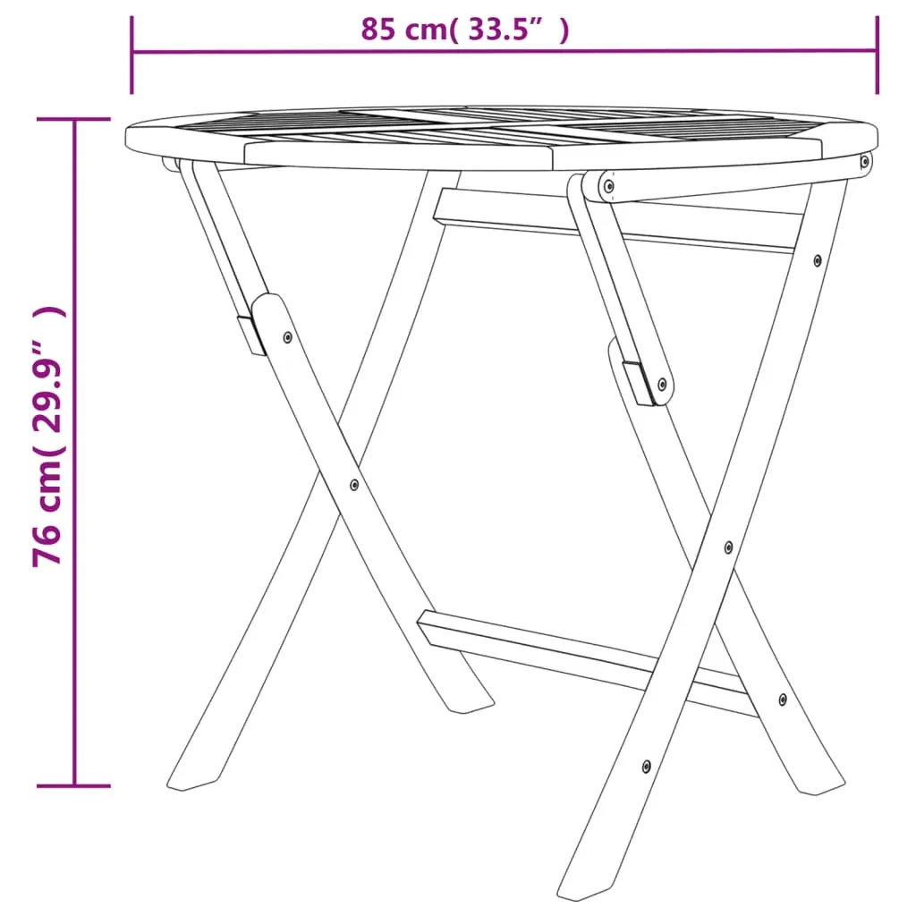 5 Piece Garden Dining Set Solid Teak Wood Price