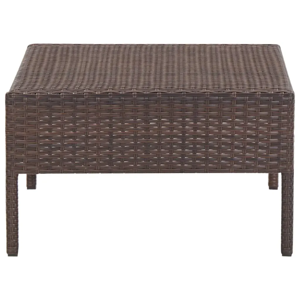 5 Piece Garden Sofa Set with Cushions Poly Rattan Price