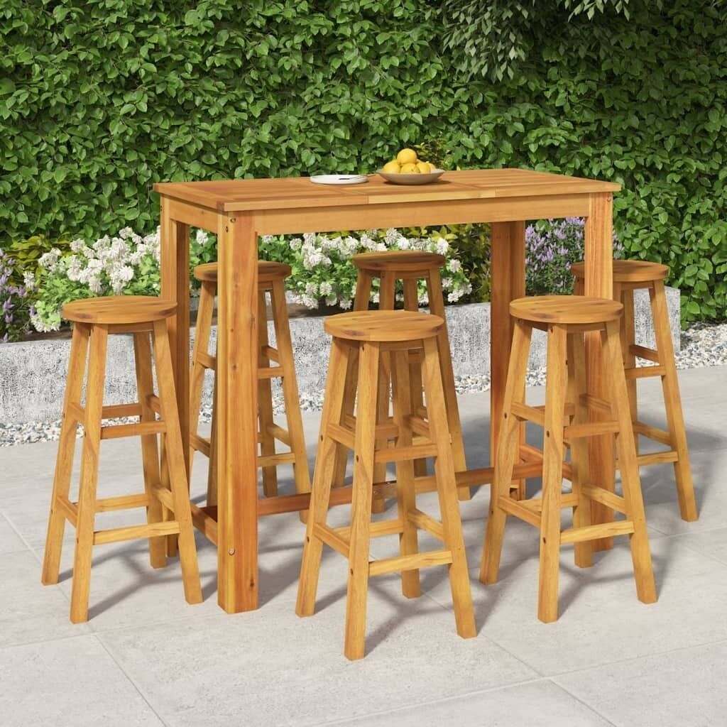 Garden Dining Set Solid Wood Acacia Price