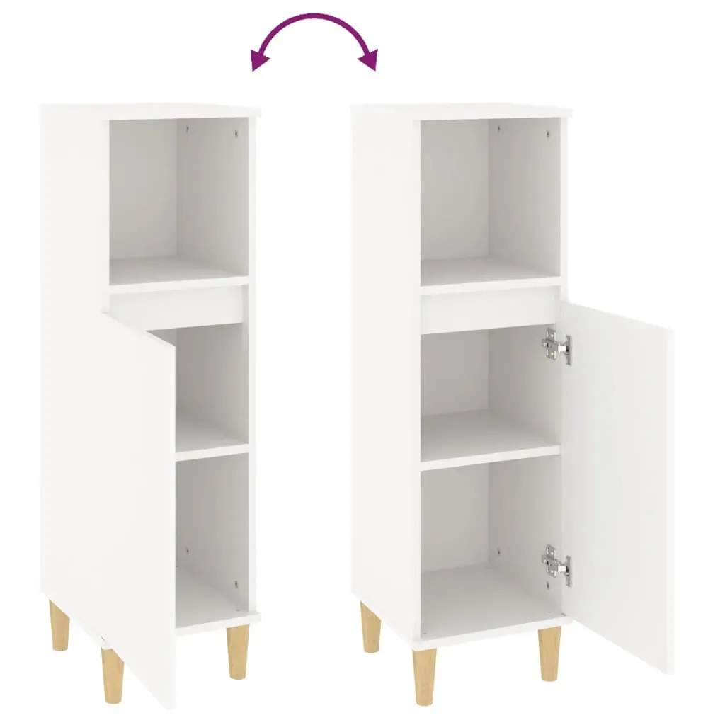 Bathroom Cabinet 30x30x100 cm Engineered Wood Price